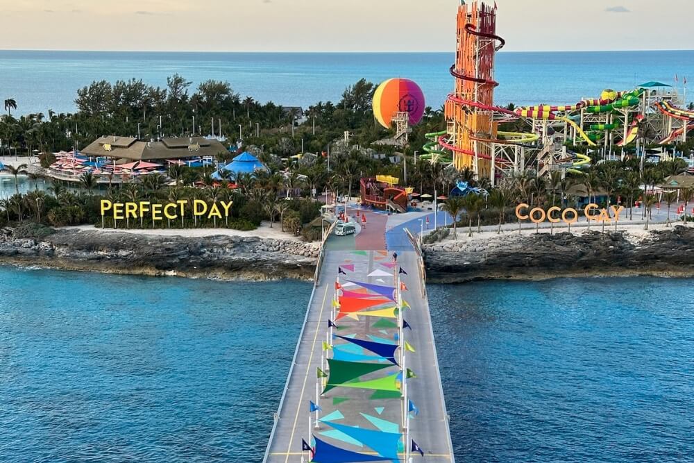 Entrance to Coco cay