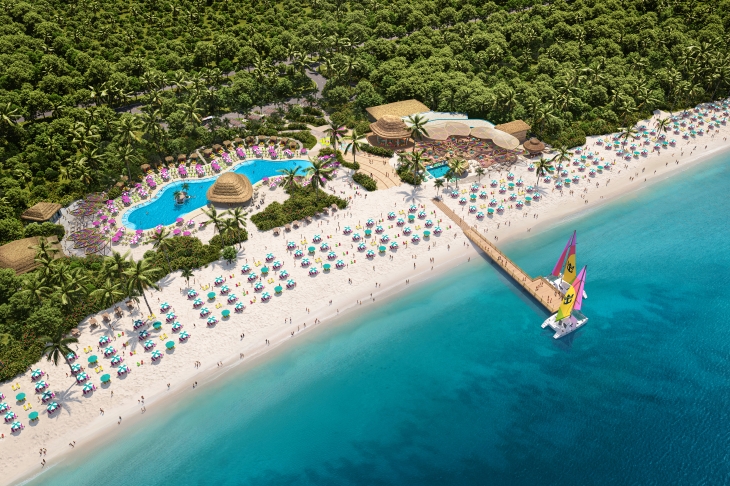 Royal Beach Club Cozumel - Aerial